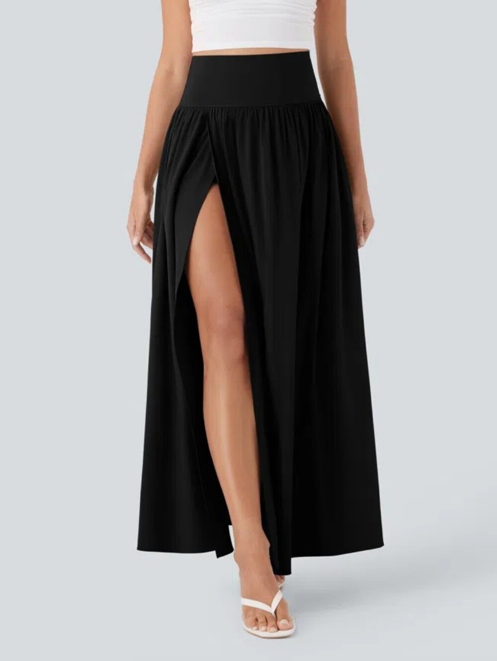 HALARA Breezeful™ High Waisted Tummy Control 2-in-1 Flowy Quick Dry Maxi